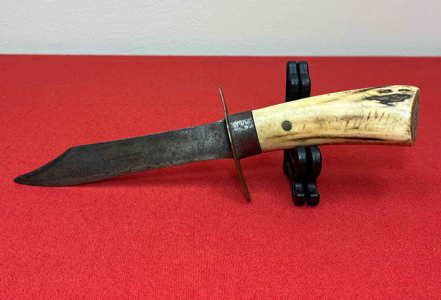 19th Century Bowie Knife W/ Bone Handle - Authentic