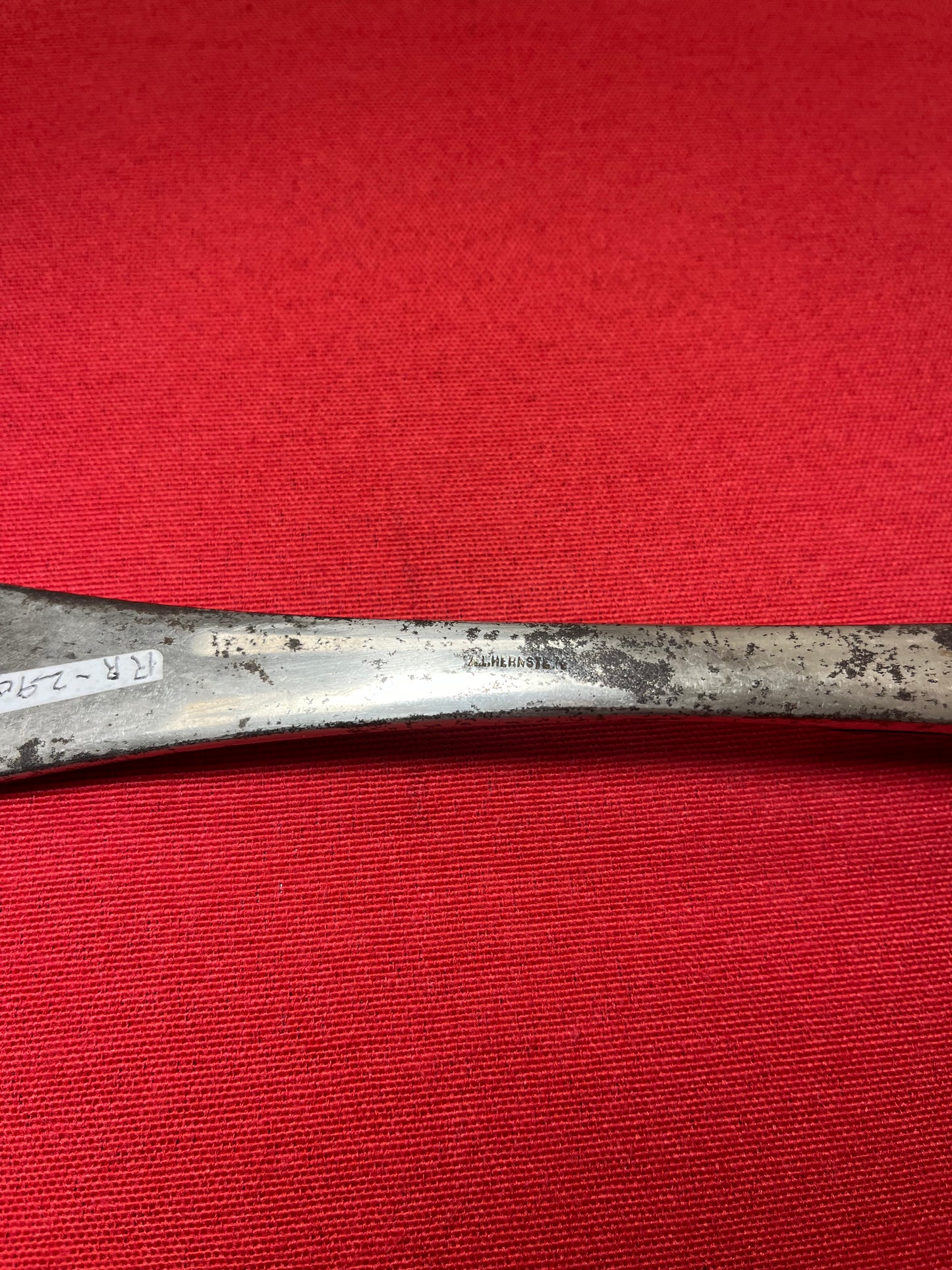 1800’s Obstetric (Birthing) Vectis W/ Ebony Handle by A.L. HERNSTE Antique Medical Equipment