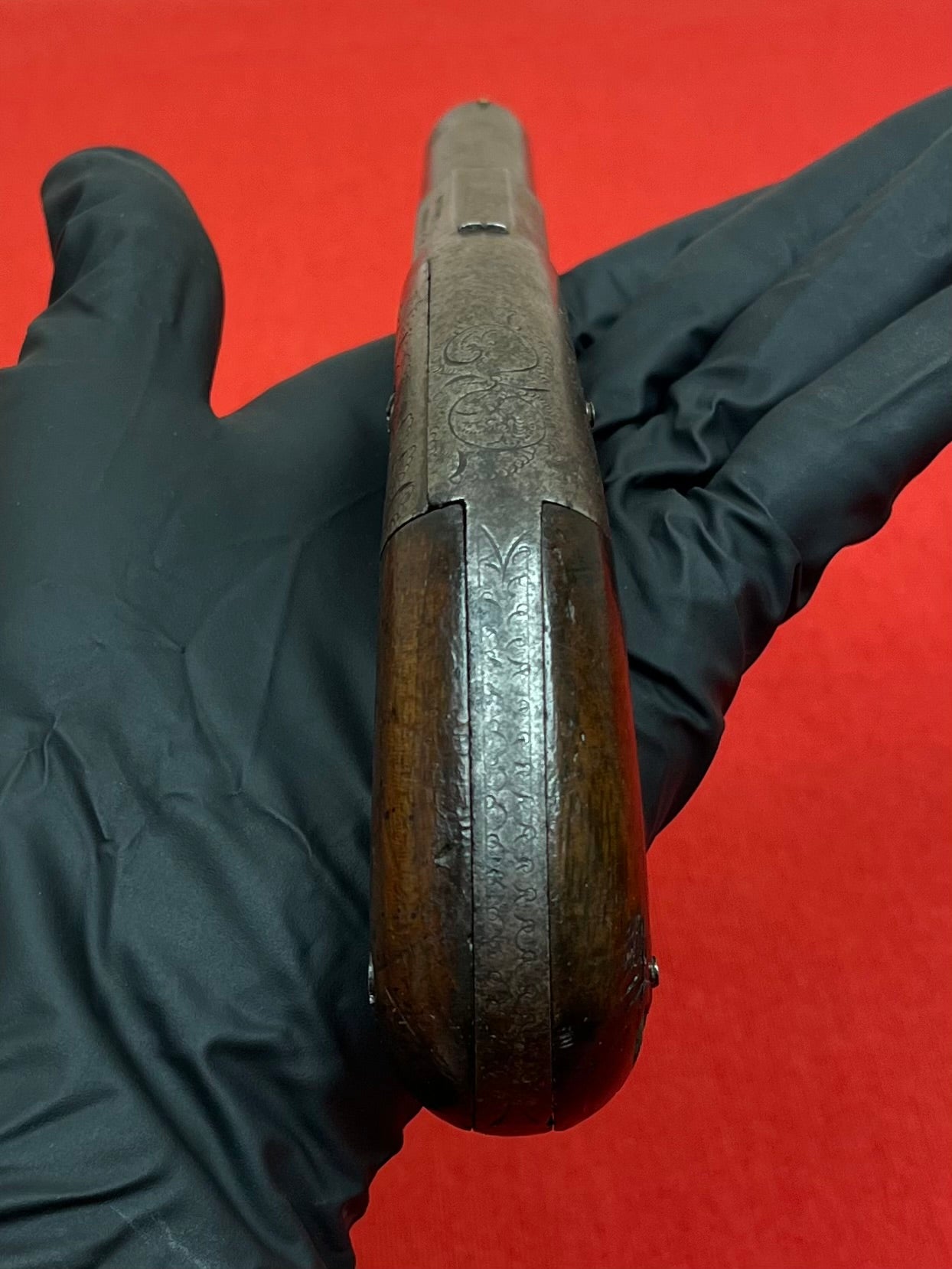 Original U.S. Civil War Era Bacon & Co .34cal Underhammer Rifled Percussion Boot Pistol Circa 1855 Scarce 57 of 500