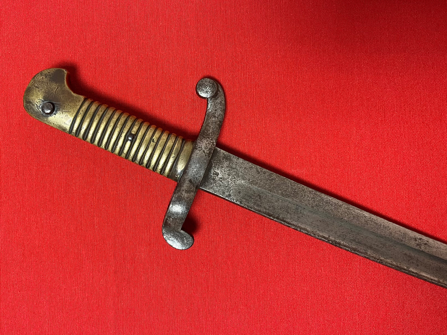 M1842 “YATAGHAN” SABER BAYONET BY F.W.H - CIVIL WAR IMPORT