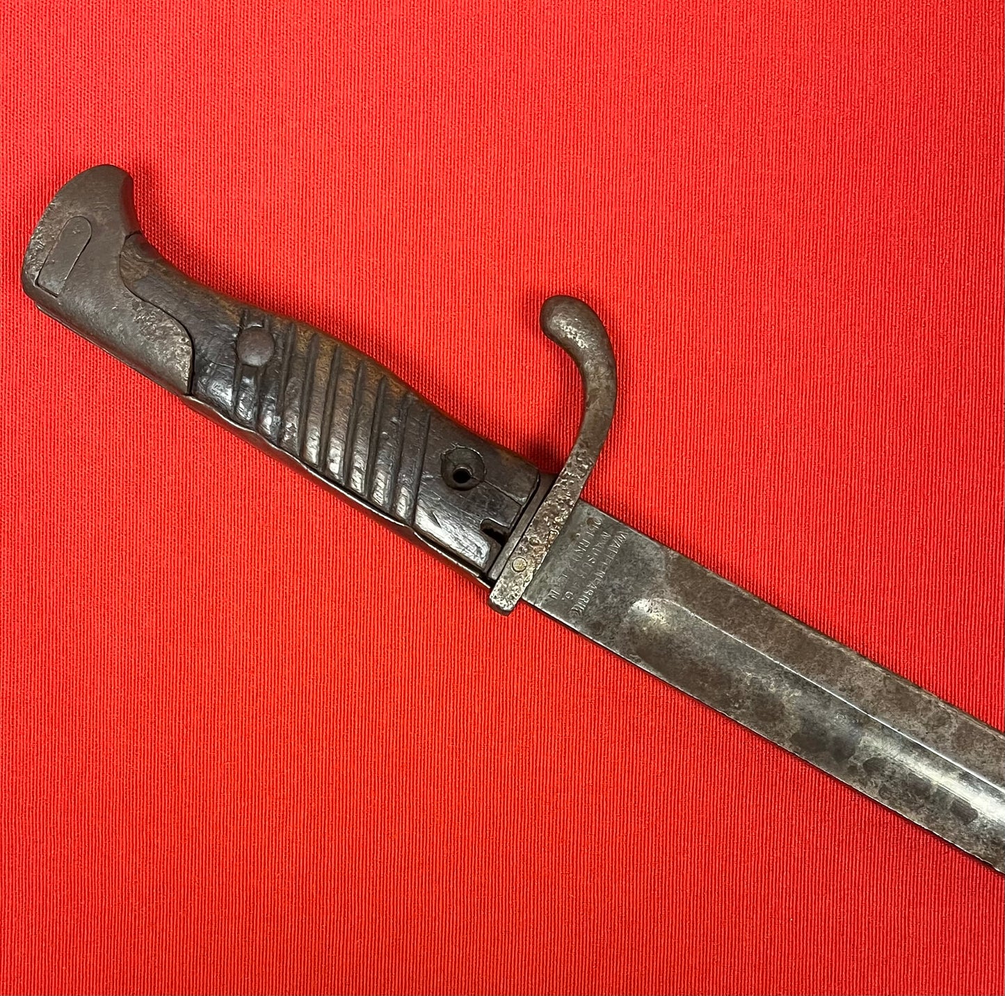 WW1 GERMAN M1898 Butcher Bayonet 1917 Dated - Battlefield Pick-Up !!!