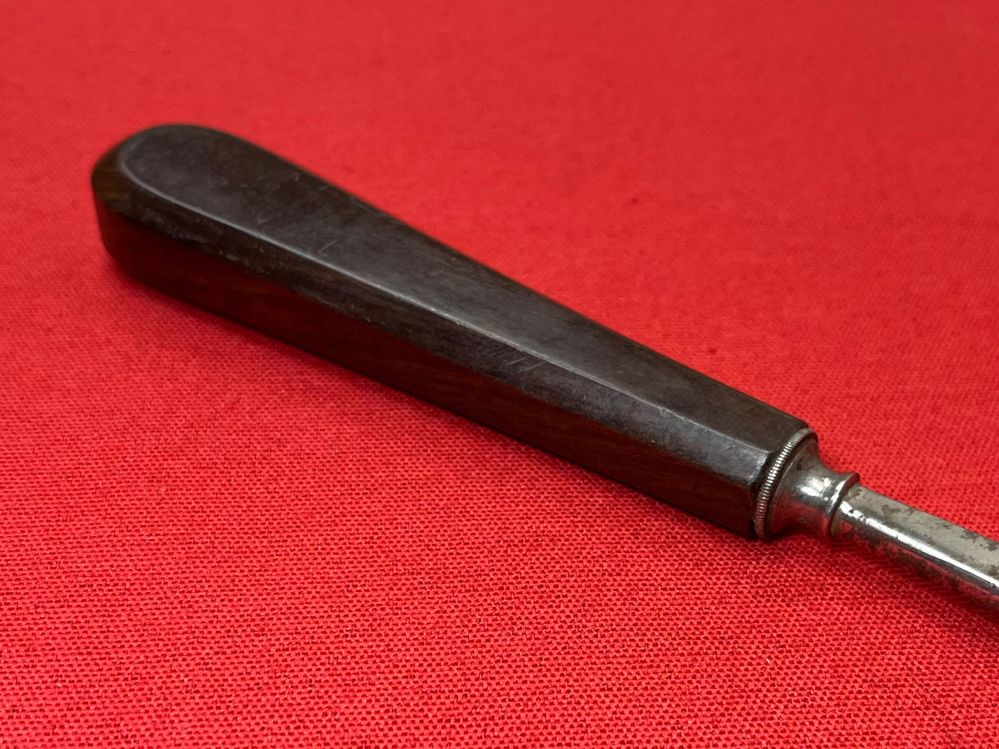 1800’s Obstetric (Birthing) Vectis W/ Ebony Handle-Antique Medical Equipment #44
