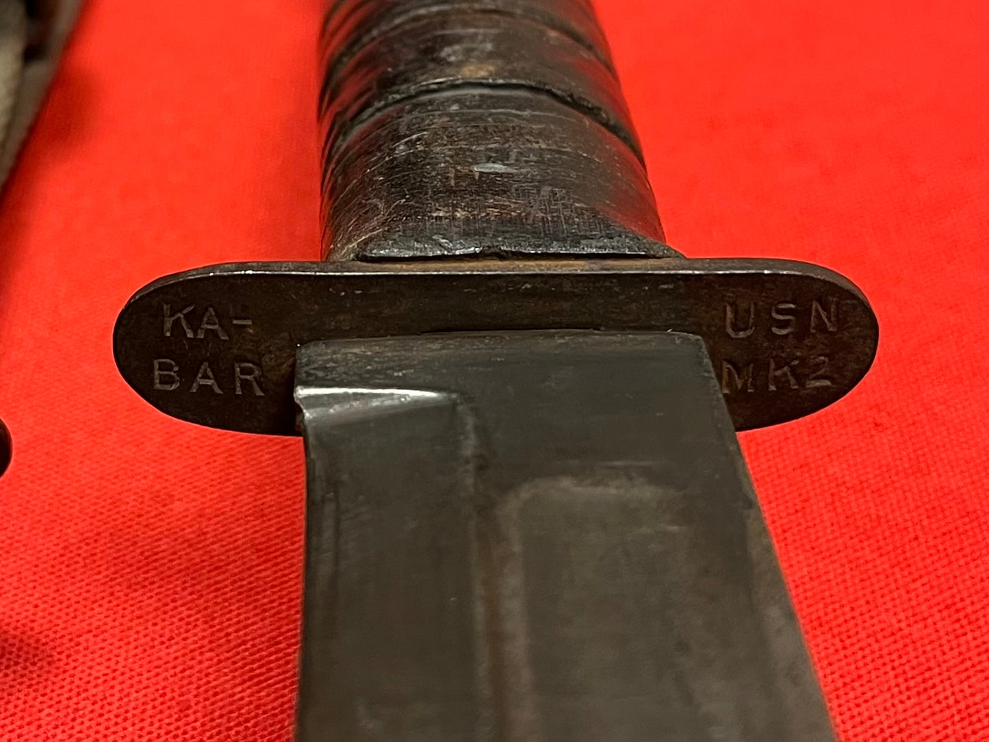 WW2 U.S. MK2 KA-BAR Fighting Knife Bradford U.S. Coast Guard