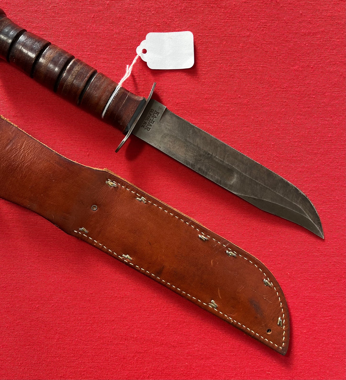 KA-BAR USMC MK2 Fighting / Survival Knife (Veteran Owned) Named- Post War Piece