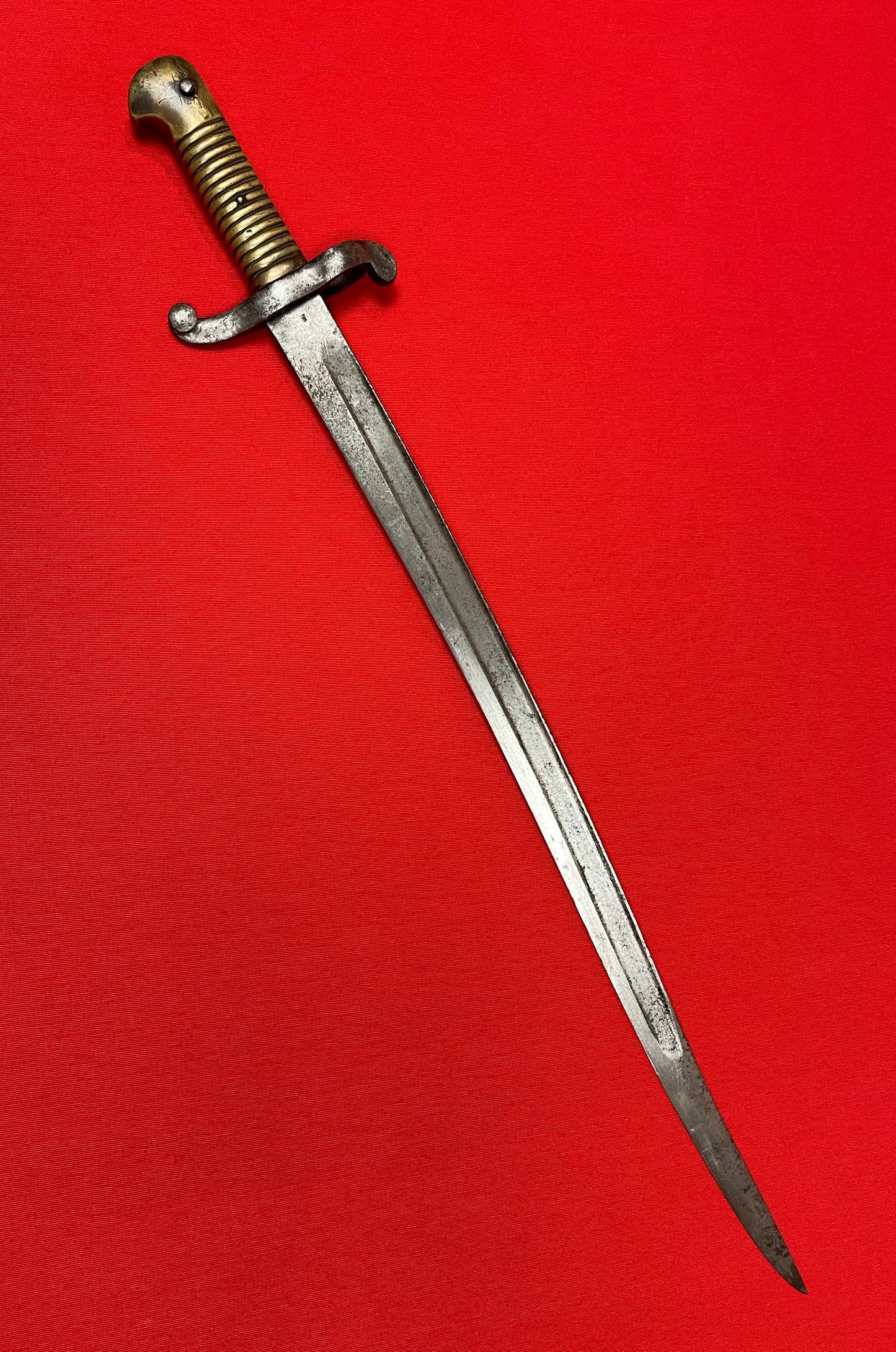 M1842 “YATAGHAN” SABER BAYONET BY F.W.H - CIVIL WAR IMPORT