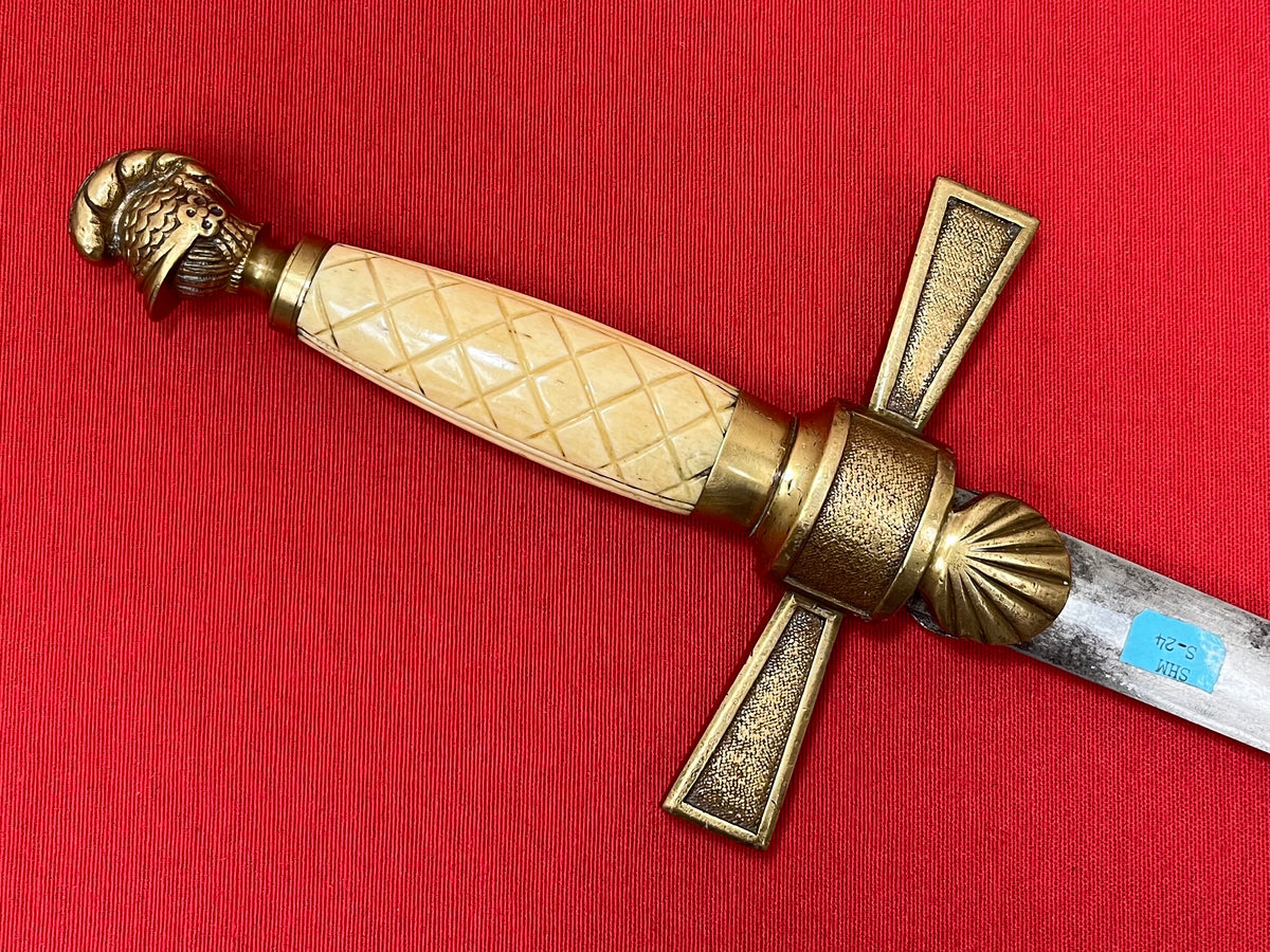 U.S. Civil War Era Militia Non-Commissioned Officer’s Sword Knights Head Pommel C.1850