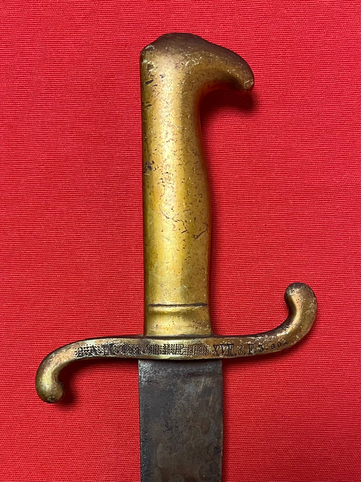 M1864 German Prussian “Faschinenmesser” Short Sword by H.K. Unit Marked