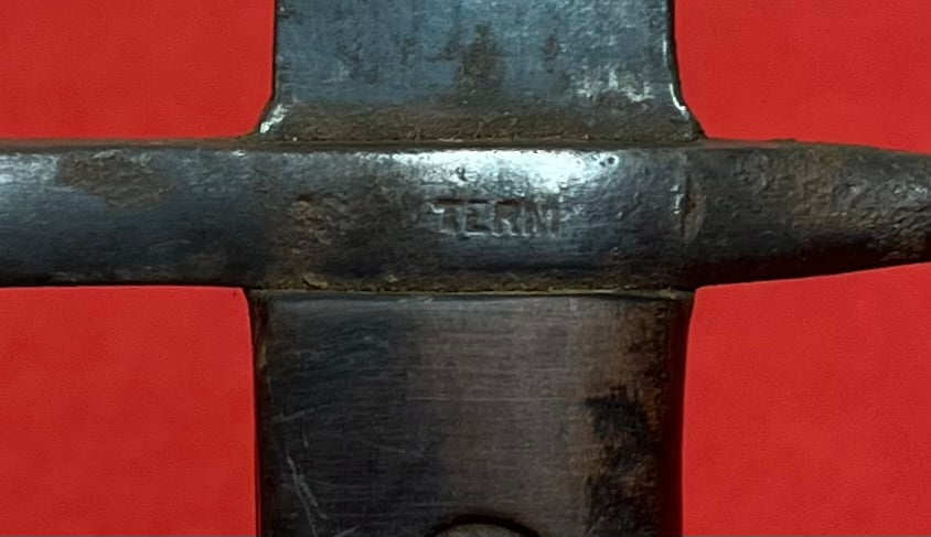 WW1 / WWII M1891 Italian Carcano Rifle Bayonet - Terni