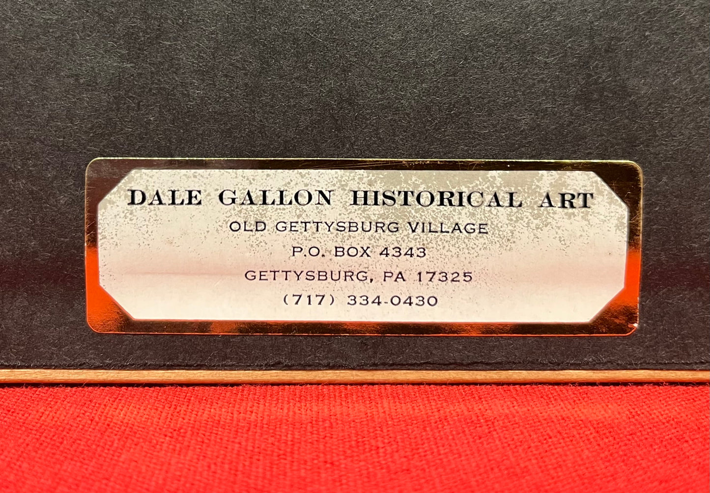 Dale Gallon (Night Assault) Civil War Framed Print - Singed & Numbered W/ COA