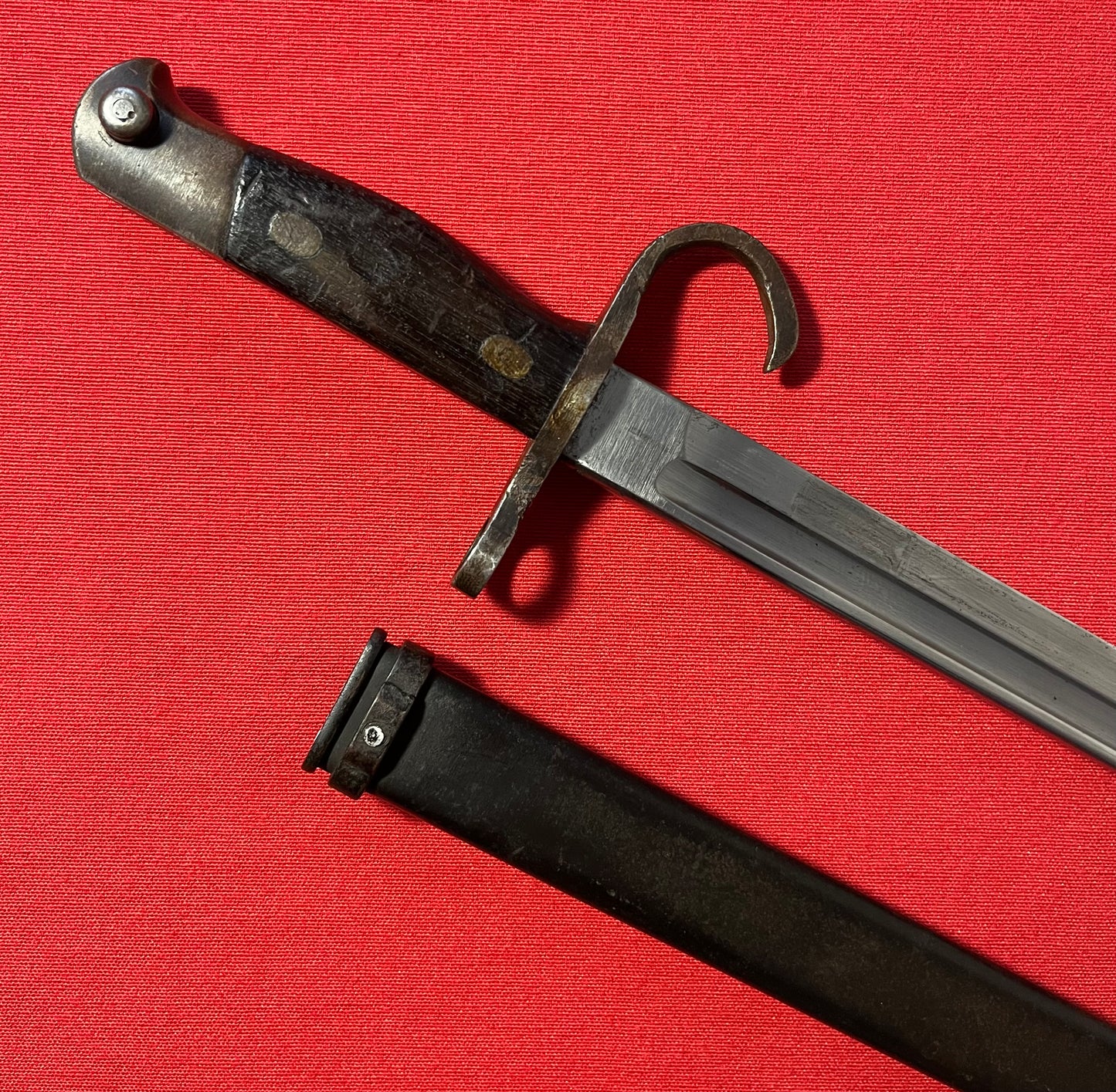 WW2 Japanese Arisaka Type 30 Bayonet & Scabbard / NAGOYA Arsenal Supervision