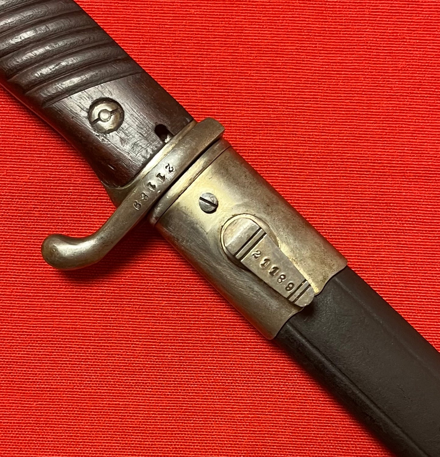 WW1 Era M1898 German "Quill Point" Bayonet W/ Matching Numbers by Simson & Co Suhl