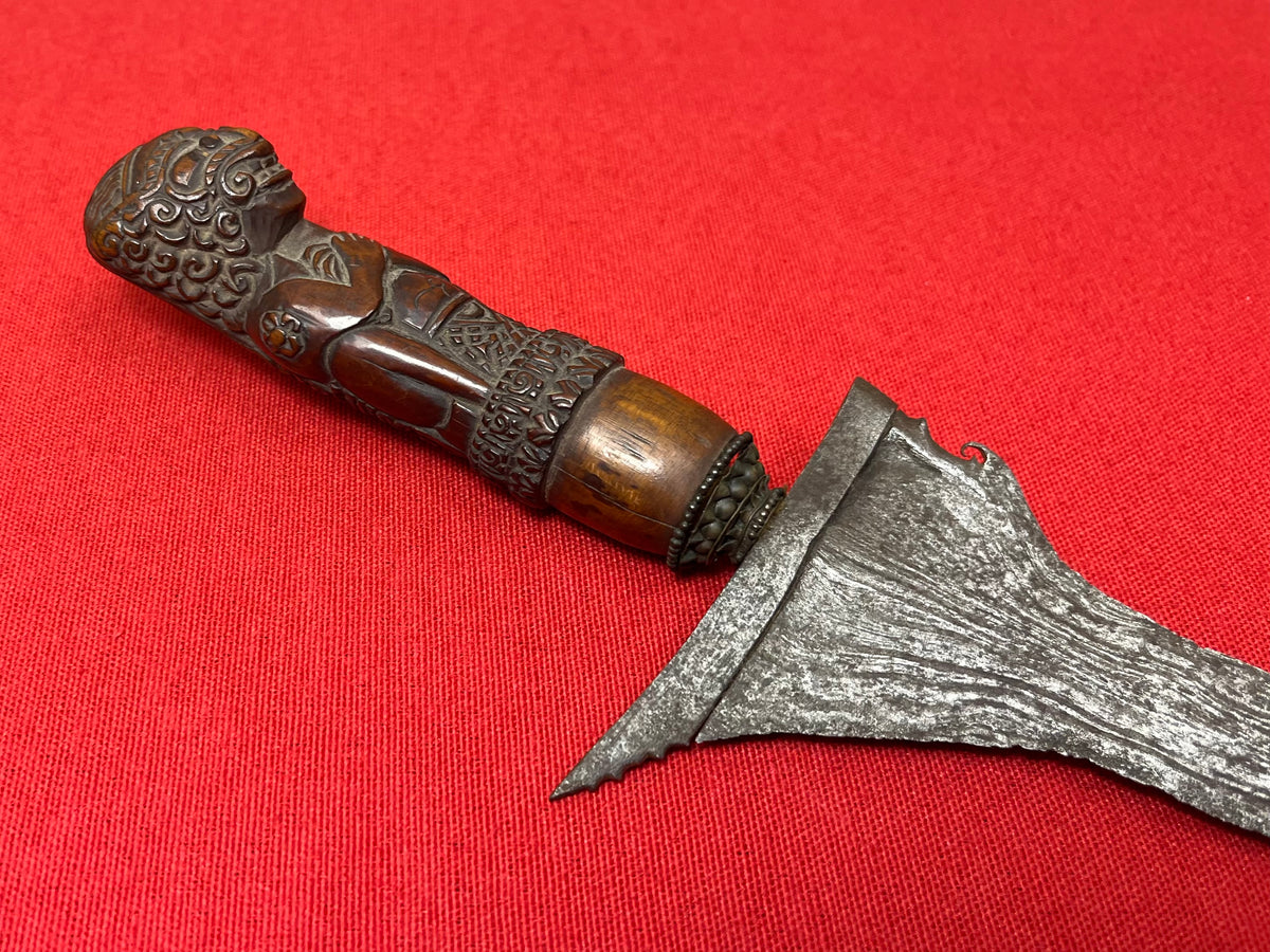 Original Indonesian East Indies Kris Dagger - Island of Java (Meteorite Blade) Circa 1850