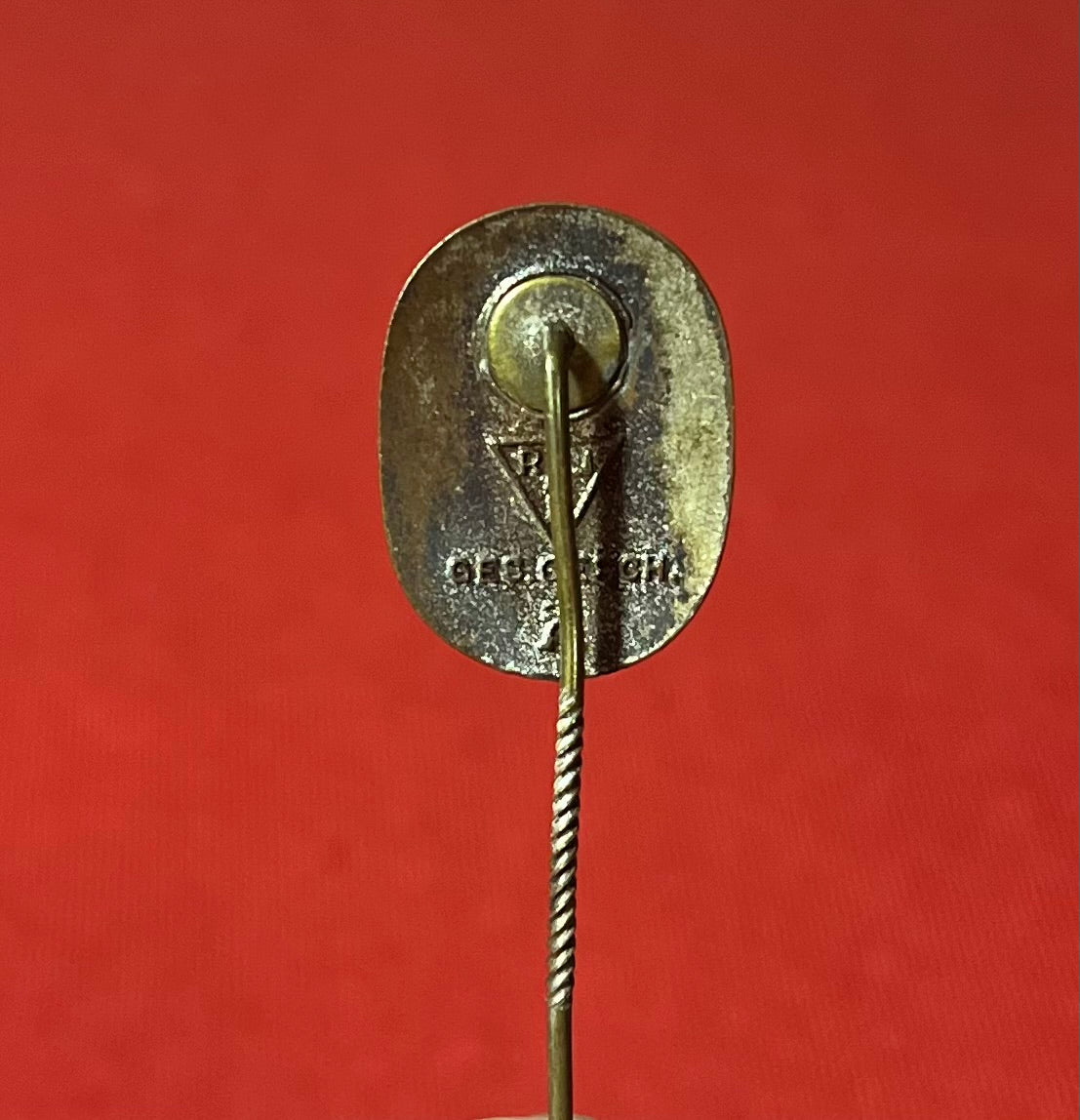 Authentic WW2 German RAD Membership Stick Pin / Photos & Patch Grouping
