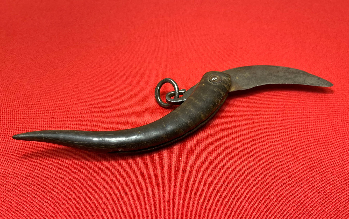 Pre-Civil War Folding Knife W/ Horn Handle