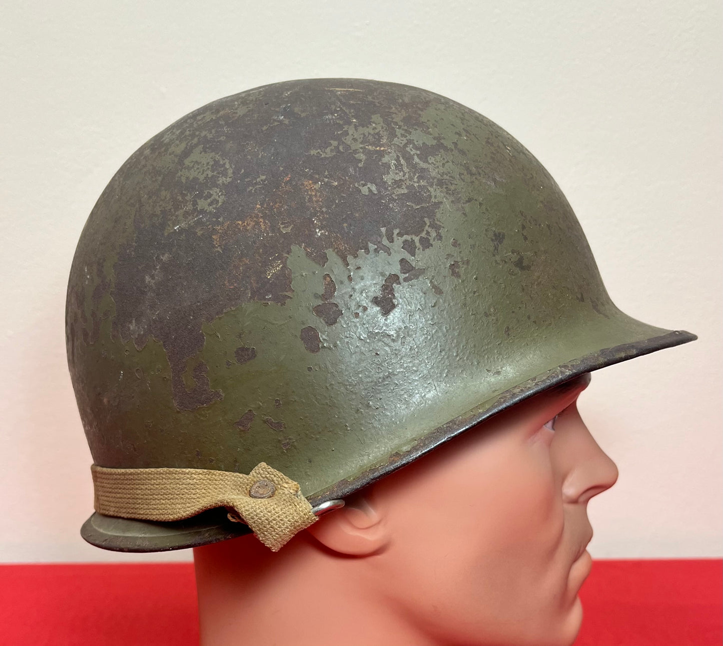 ORIGINAL WW2 U.S. M1 HELMET W/I  WESTINGHOUSE LINER