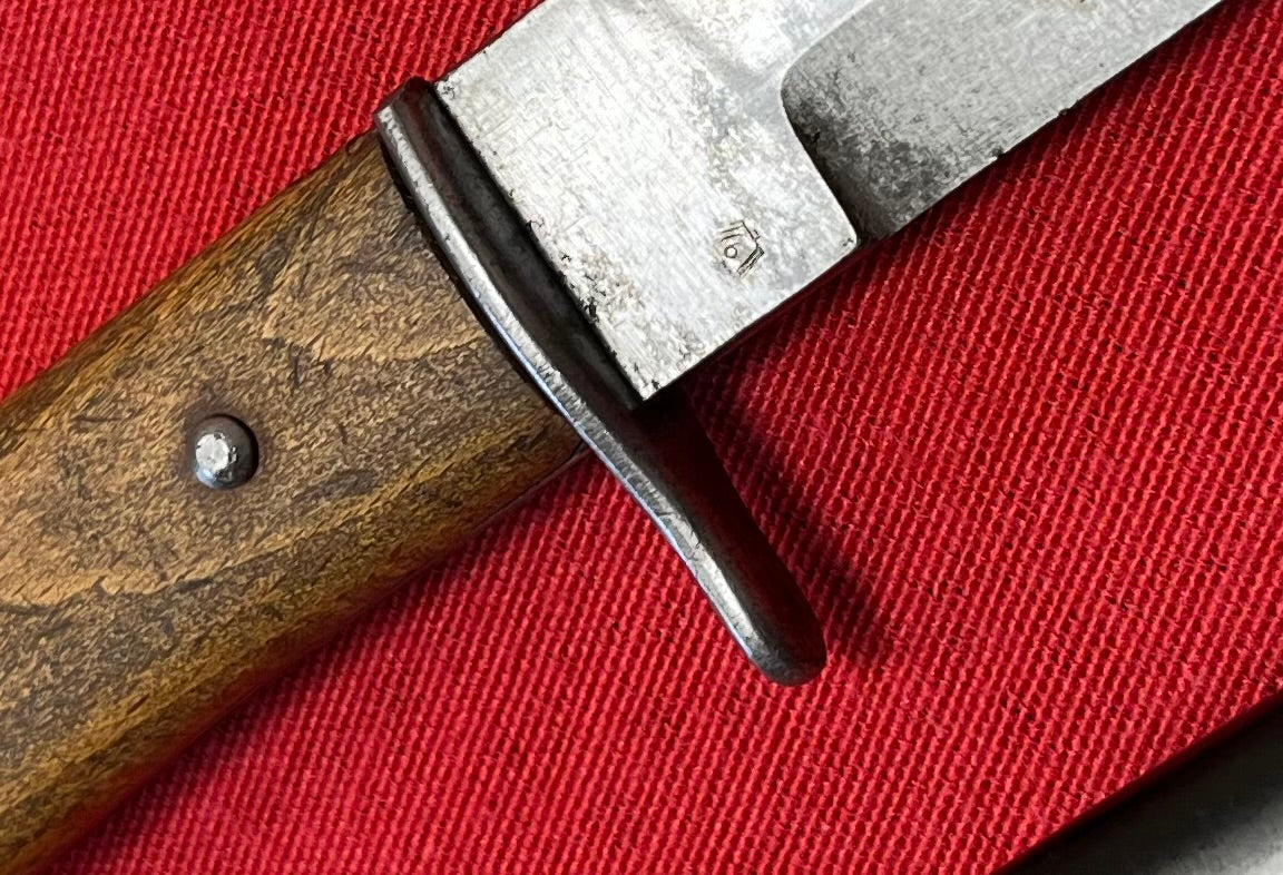 WW2 German Wehrmacht - Luftwaffe Boot Knife (No.6) “Stick Eagle” Marked Blade