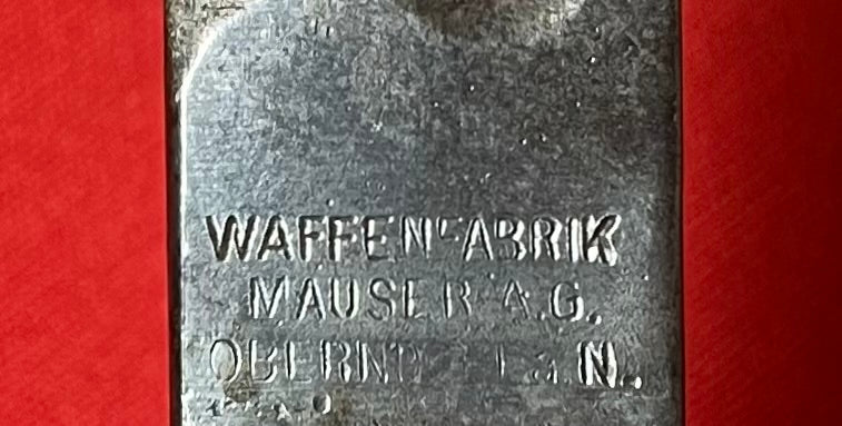 WW1 GERMAN M1898 Butcher Bayonet 1917 Dated - Battlefield Pick-Up !!!