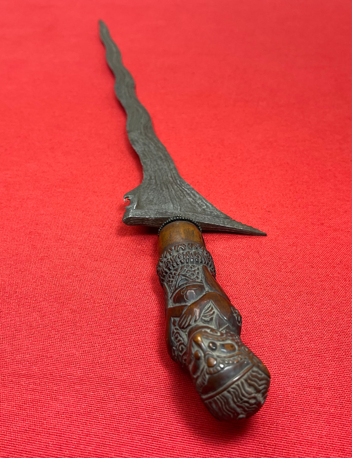 Original Indonesian East Indies Kris Dagger - Island of Java (Meteorite Blade) Circa 1850