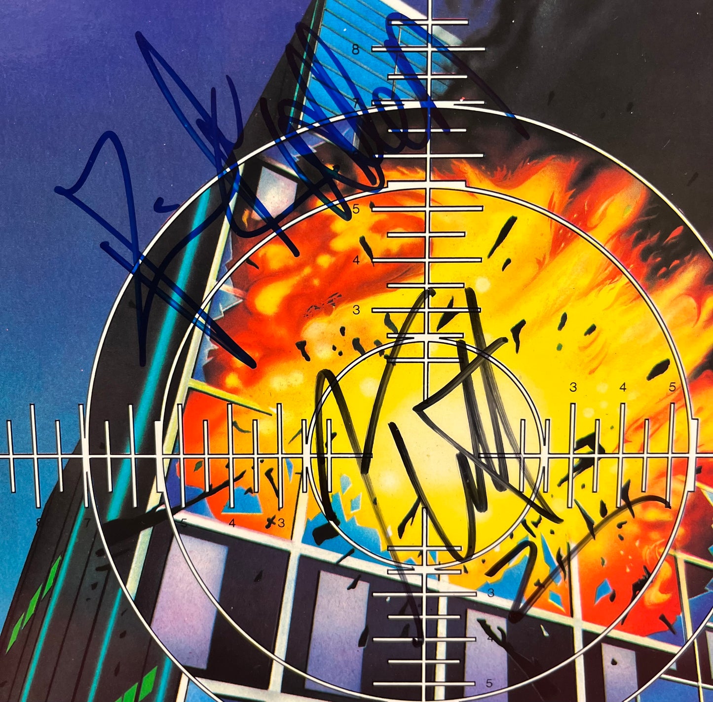 Def Leppard - Pyromania LP / Joe Elliott & Phil Collen Autographed 1983 Signed !!!