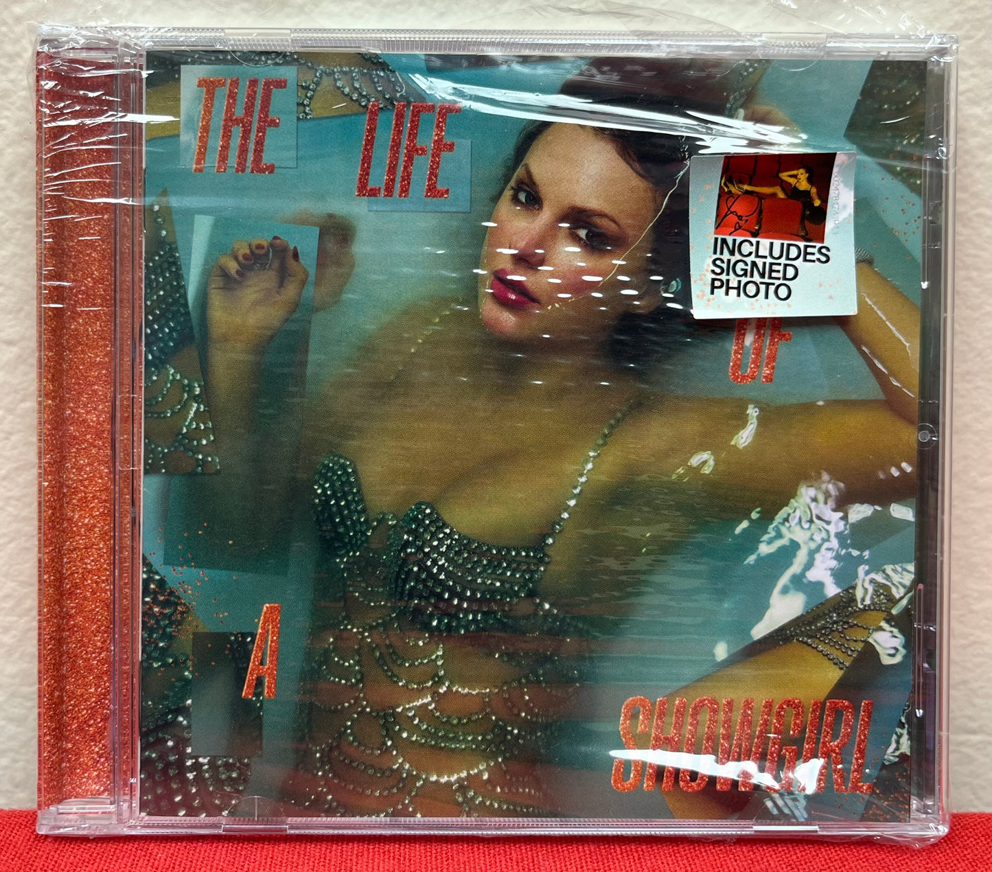 Taylor Swift - Signed CD Insert The Life Of A Showgirl #4