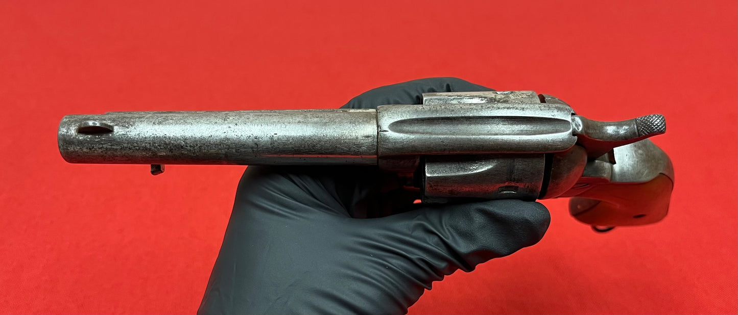 C. 1870-80 Colt Single Action Revolver Spanish Made W/ Bone Grips