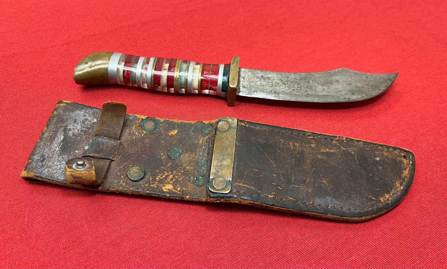 WW2 U.S. Fighting Knife "Bowie Style" Theater Made #1