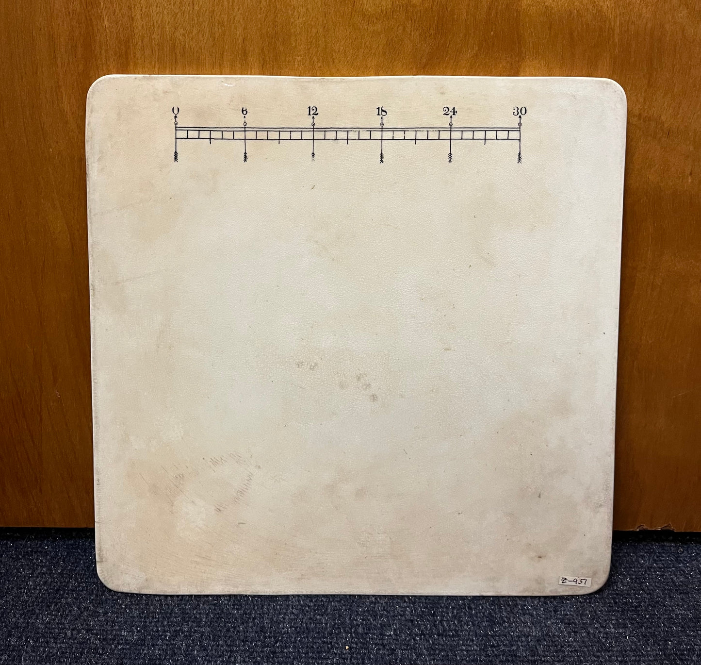19th Century Pharmacist Chemist Apothecary Pill Tile Slab Ironstone #2