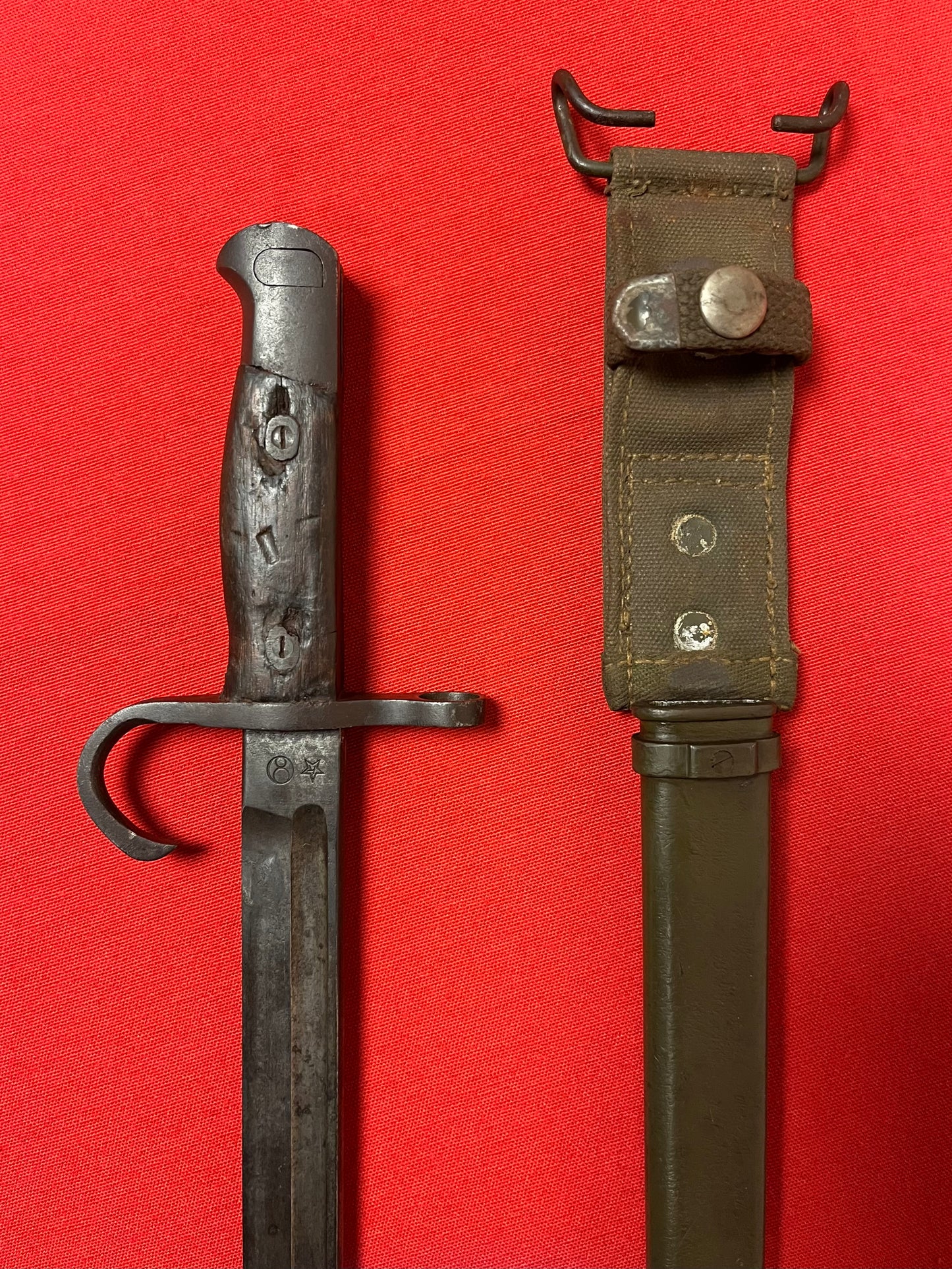 (Scarce) WWII U.S Japanese Arisaka Type 99 Bayonet - Korean War Conversion ROK