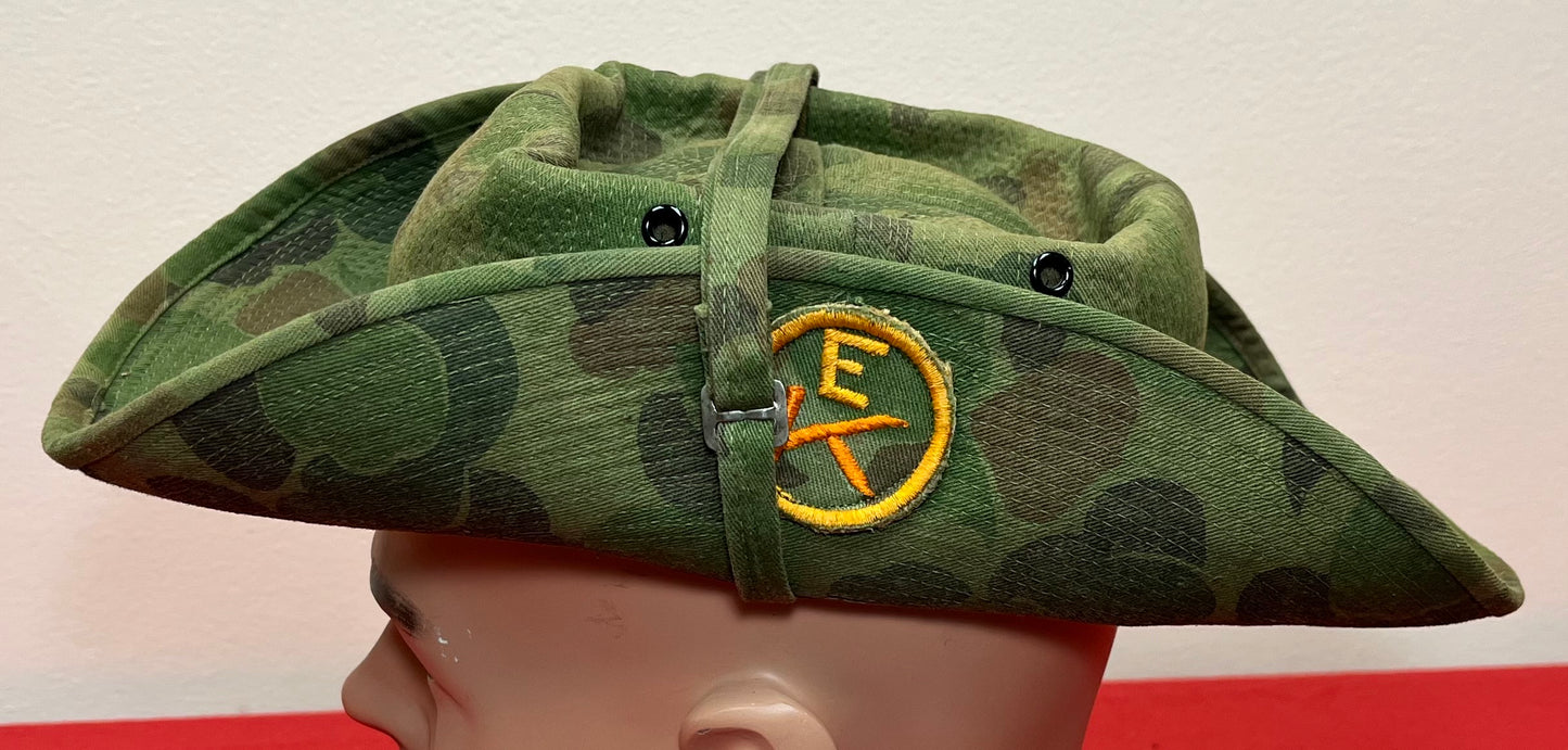 Original U.S. Vietnam War Era Boonie / Slouch Hat W/I Patch  1960’s Camouflage