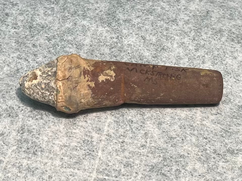 Civil War Burnside Bullet Camp Fisk Vicksburg M.S. Relic- Dug by Michael Rasmussen